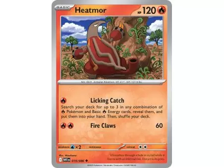 Heatmor (Master Ball Pattern) – SV10.5 White Flare | Carta POKEMON en México