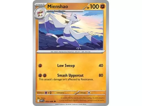 Mienshao (Master Ball Pattern) – SV10.5 White Flare | Carta POKEMON en México