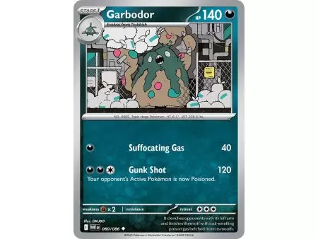 Garbodor (Master Ball Pattern) – SV10.5 White Flare | Carta POKEMON en México