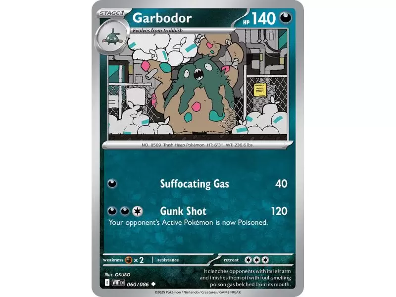 Garbodor (Master Ball Pattern) – SV10.5 White Flare | Carta POKEMON en México