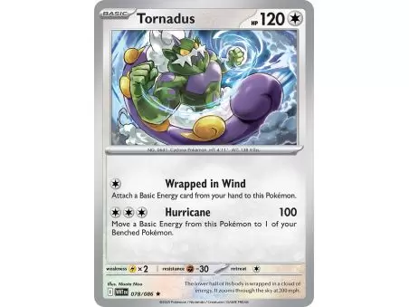 Tornadus (Master Ball Pattern) – SV10.5 White Flare | Carta POKEMON en México