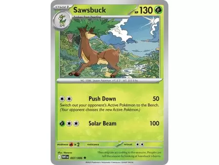 Sawsbuck (Poke Ball Pattern) – SV10.5 White Flare | Carta POKEMON en México