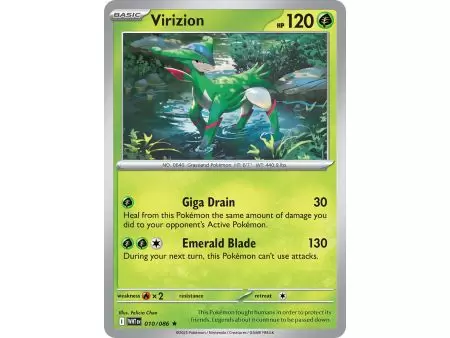 Virizion (Poke Ball Pattern) – SV10.5 White Flare | Carta POKEMON en México