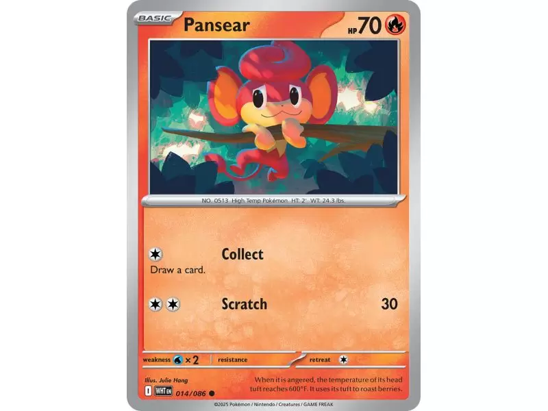 Pansear (Poke Ball Pattern) – SV10.5 White Flare | Carta POKEMON en México