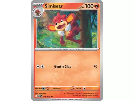 Simisear (Poke Ball Pattern) – SV10.5 White Flare | Carta POKEMON en México