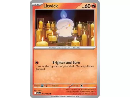 Litwick (Poke Ball Pattern) – SV10.5 White Flare | Carta POKEMON en México