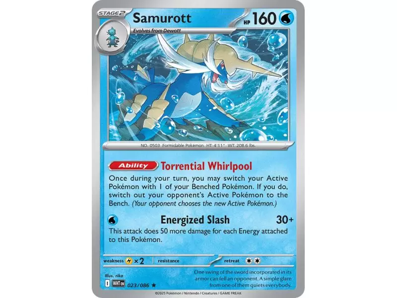 Samurott (Poke Ball Pattern) – SV10.5 White Flare | Carta POKEMON en México