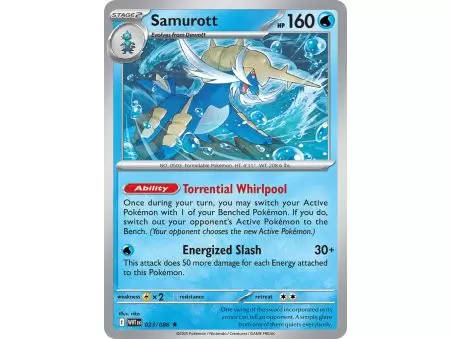 Samurott (Poke Ball Pattern) – SV10.5 White Flare | Carta POKEMON en México