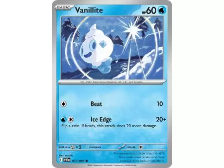 Vanillite (Poke Ball Pattern) – SV10.5 White Flare | Carta POKEMON en México
