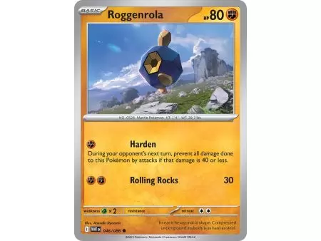 Roggenrola (Poke Ball Pattern) – SV10.5 White Flare | Carta POKEMON en México