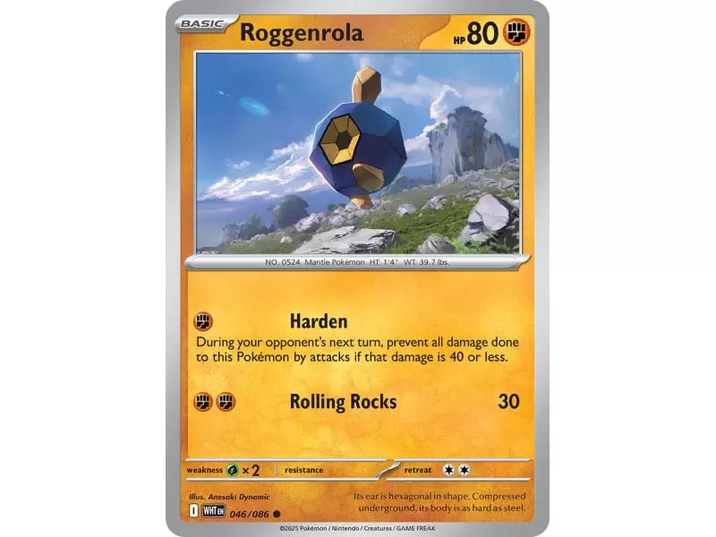 Roggenrola (Poke Ball Pattern) – SV10.5 White Flare | Carta POKEMON en México