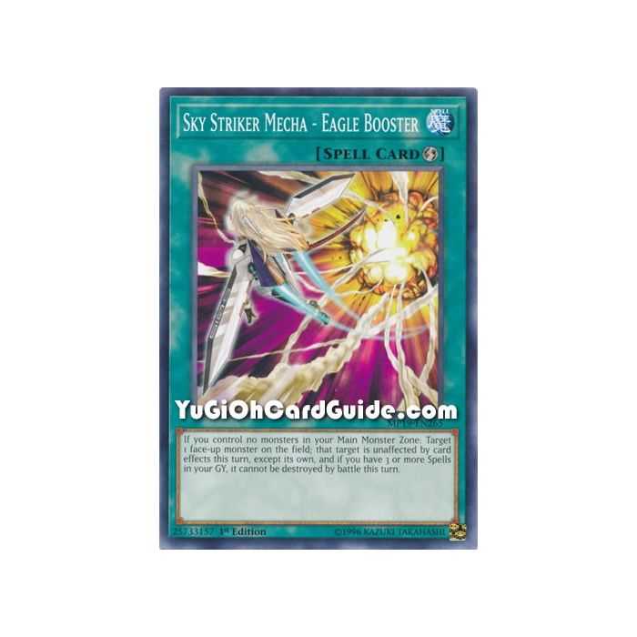 Sky Striker Mecha - Eagle Booster (Common) – 2019 Gold Sarcophagus Mega Pack | Carta YUGIOH en México