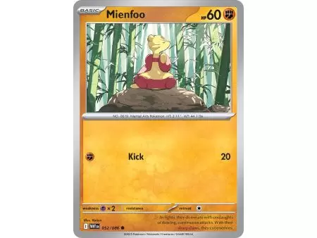 Mienfoo (Poke Ball Pattern) – SV10.5 White Flare | Carta POKEMON en México