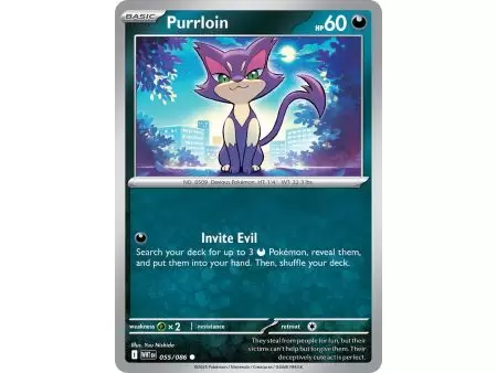 Purrloin (Poke Ball Pattern) – SV10.5 White Flare | Carta POKEMON en México