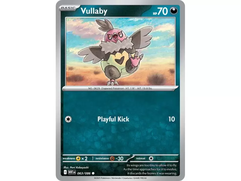 Vullaby (Poke Ball Pattern) – SV10.5 White Flare | Carta POKEMON en México