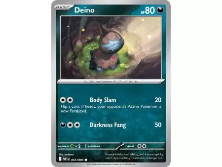 Deino (Poke Ball Pattern) – SV10.5 White Flare | Carta POKEMON en México