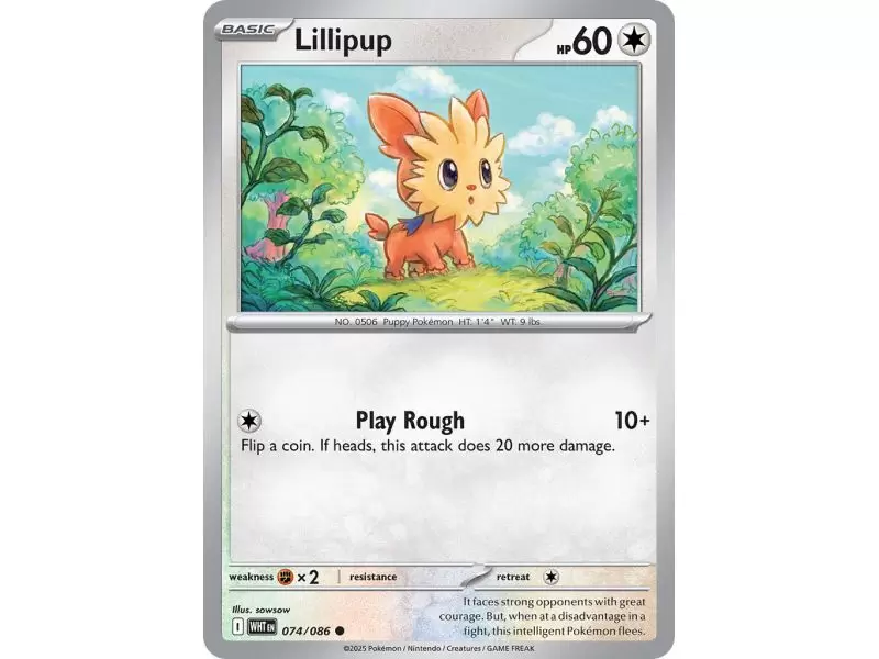Lillipup (Poke Ball Pattern) – SV10.5 White Flare | Carta POKEMON en México
