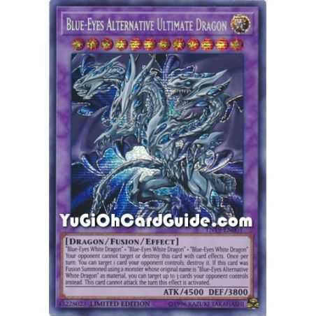 Blue-Eyes Alternative Ultimate Dragon (Prismatic Secret Rare) – Spirit Warriors | Carta YUGIOH en México