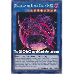 Magician of Black Chaos MAX (Prismatic Secret Rare) – Spirit Warriors | Carta YUGIOH en México