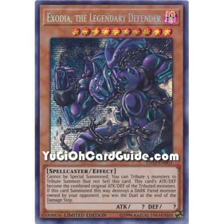 Exodia, the Legendary Defender (Prismatic Secret Rare) – Spirit Warriors | Carta YUGIOH en México