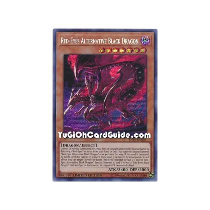 Red-Eyes Alternative Black Dragon (Prismatic Secret Rare) – Spirit Warriors | Carta YUGIOH en México