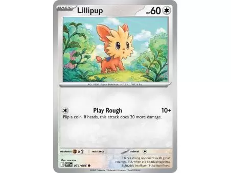 Lillipup (Common/Reverse Holofoil) – SV10.5 White Flare | Carta POKEMON en México