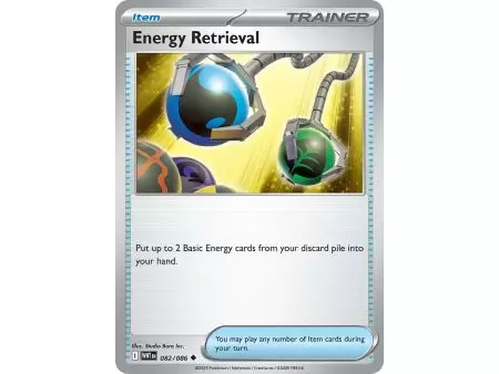 Energy Retrieval (Uncommon/Reverse Holofoil) – SV10.5 White Flare | Carta POKEMON en México