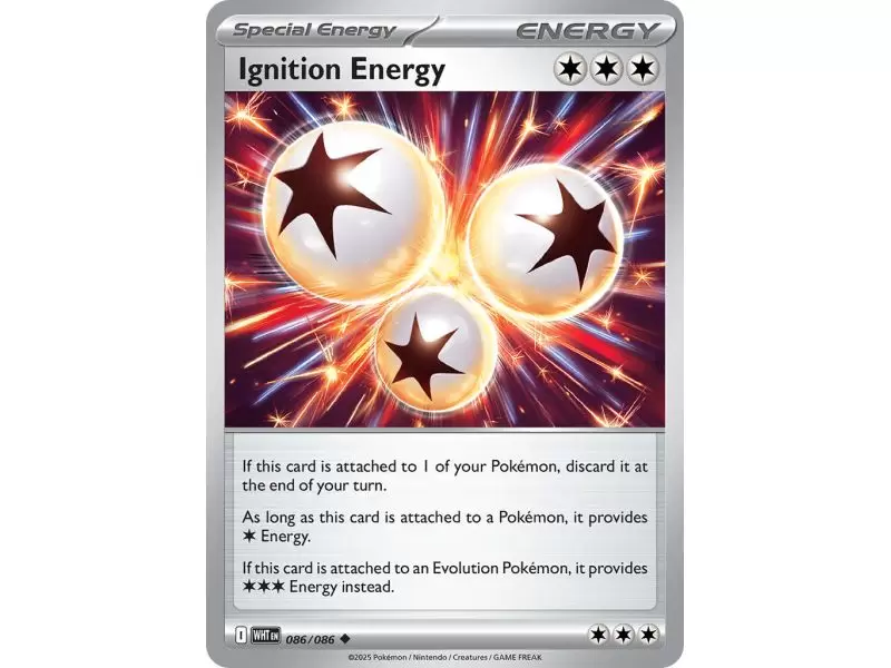 Ignition Energy (Uncommon/Reverse Holofoil) – SV10.5 White Flare | Carta POKEMON en México