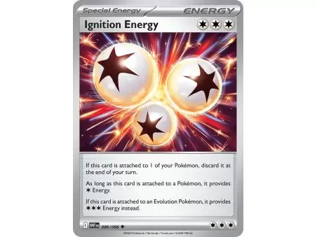 Ignition Energy (Uncommon/Reverse Holofoil) – SV10.5 White Flare | Carta POKEMON en México