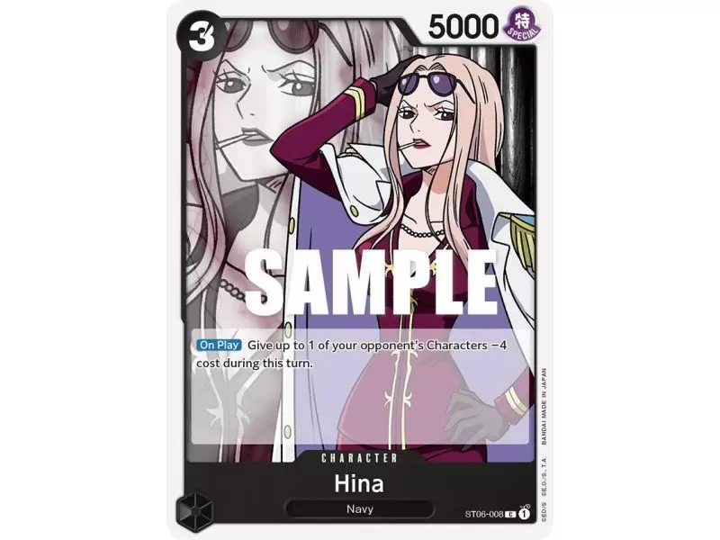 Hina (Common) – ONE PIECE DECKS | Carta ONE PIECE en México