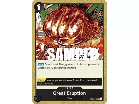 Great Eruption (Common) – ONE PIECE DECKS | Carta ONE PIECE en México