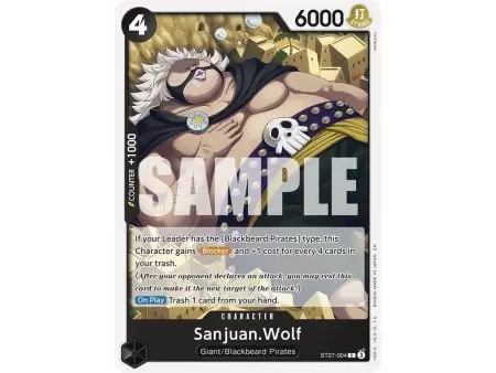 Sanjuan.Wolf (Common) – ONE PIECE DECKS | Carta ONE PIECE en México