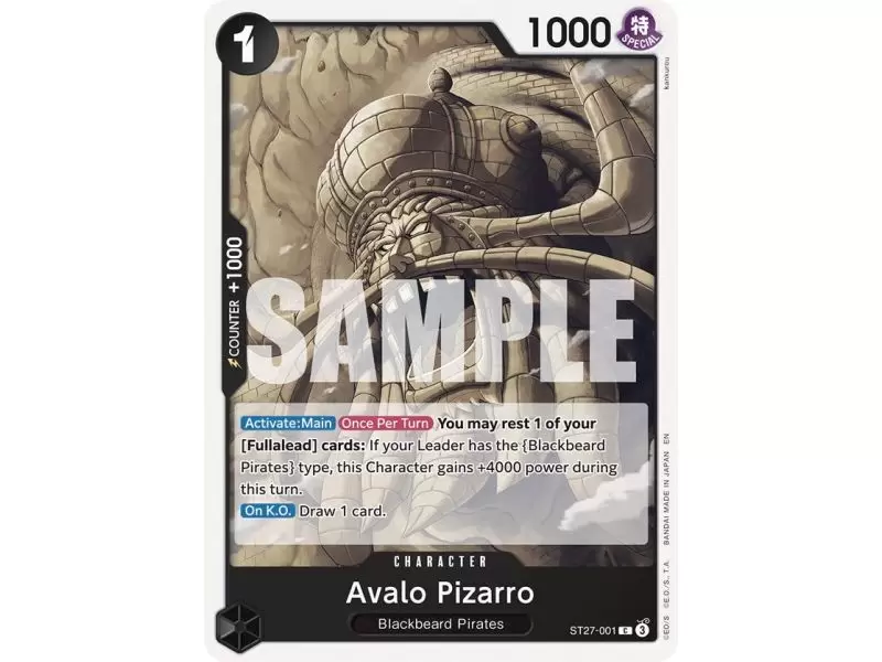 Avalo Pizarro (Common) – ONE PIECE DECKS | Carta ONE PIECE en México