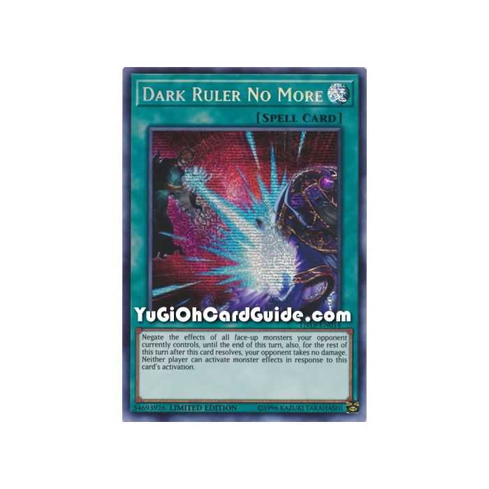 Dark Ruler No More (Prismatic Secret Rare) – Spirit Warriors | Carta YUGIOH en México