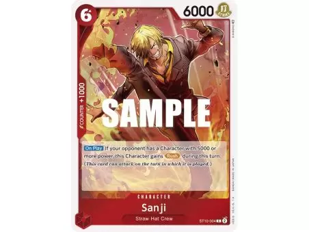 Sanji (Common) – ONE PIECE DECKS | Carta ONE PIECE en México