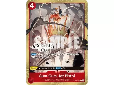 Gum-Gum Jet Pistol (Regionals) – ONE PIECE DECKS | Carta ONE PIECE en México