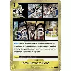 The Three Brothers' Bond (Pirate Foil) – ONE PIECE DECKS | Carta ONE PIECE en México