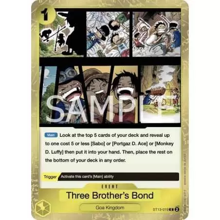 The Three Brothers' Bond (Pirate Foil) – ONE PIECE DECKS | Carta ONE PIECE en México