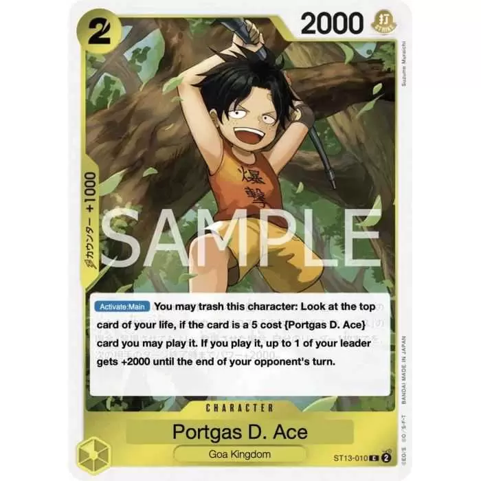 Portgas.D.Ace (Pirate Foil) – ONE PIECE DECKS | Carta ONE PIECE en México