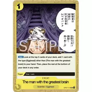 He Possesses the World's Most Brilliant Mind (Uncommon)