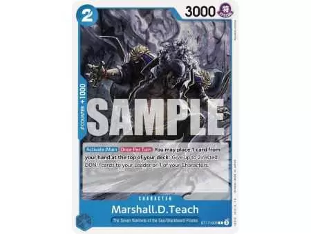 Marshall.D.Teach (Pirate Foil) – ONE PIECE DECKS | Carta ONE PIECE en México