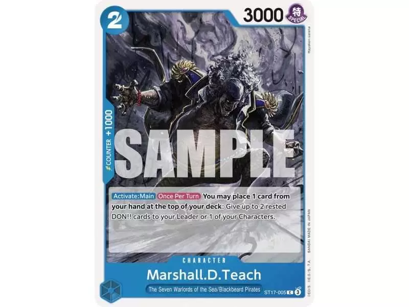 Marshall.D.Teach (Pirate Foil) – ONE PIECE DECKS | Carta ONE PIECE en México