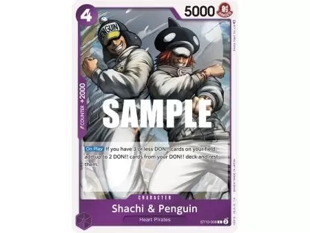 Shachi & Penguin (Common) – ONE PIECE DECKS | Carta ONE PIECE en México