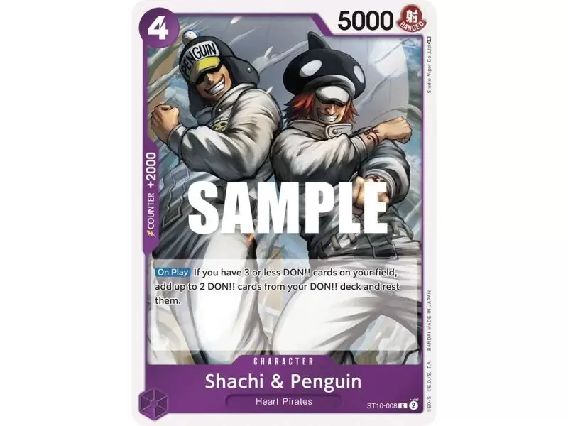 Shachi & Penguin (Common) – ONE PIECE DECKS | Carta ONE PIECE en México