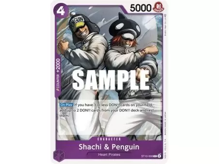 Shachi & Penguin (Common) – ONE PIECE DECKS | Carta ONE PIECE en México