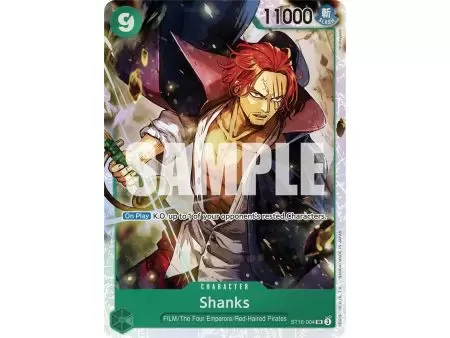 Shanks (Super Rare) – ONE PIECE DECKS | Carta ONE PIECE en México