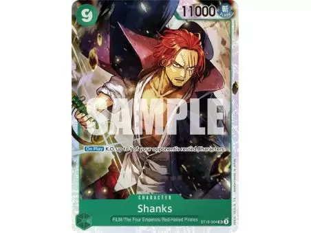 Shanks (Super Rare) – ONE PIECE DECKS | Carta ONE PIECE en México