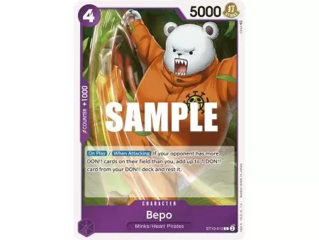 Bepo (Common) – ONE PIECE DECKS | Carta ONE PIECE en México