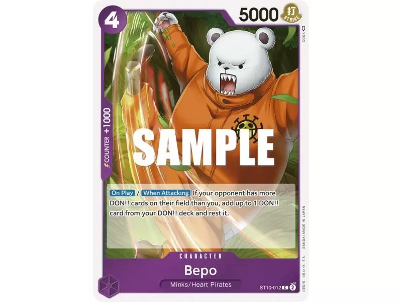 Bepo (Common) – ONE PIECE DECKS | Carta ONE PIECE en México