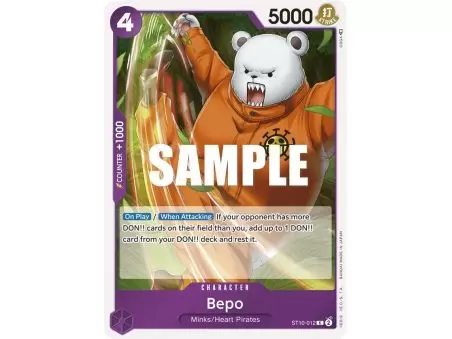 Bepo (Common) – ONE PIECE DECKS | Carta ONE PIECE en México